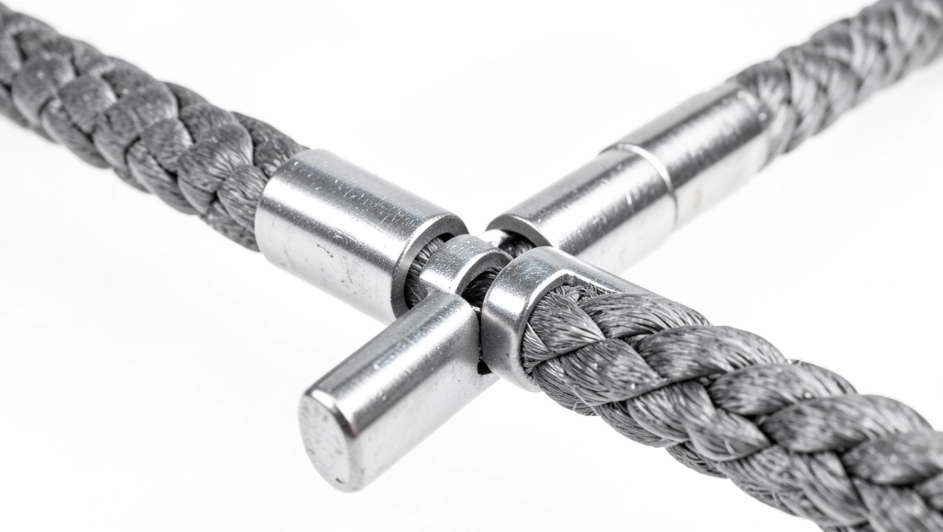 Uchwyty do poręczy z liny 40 mm