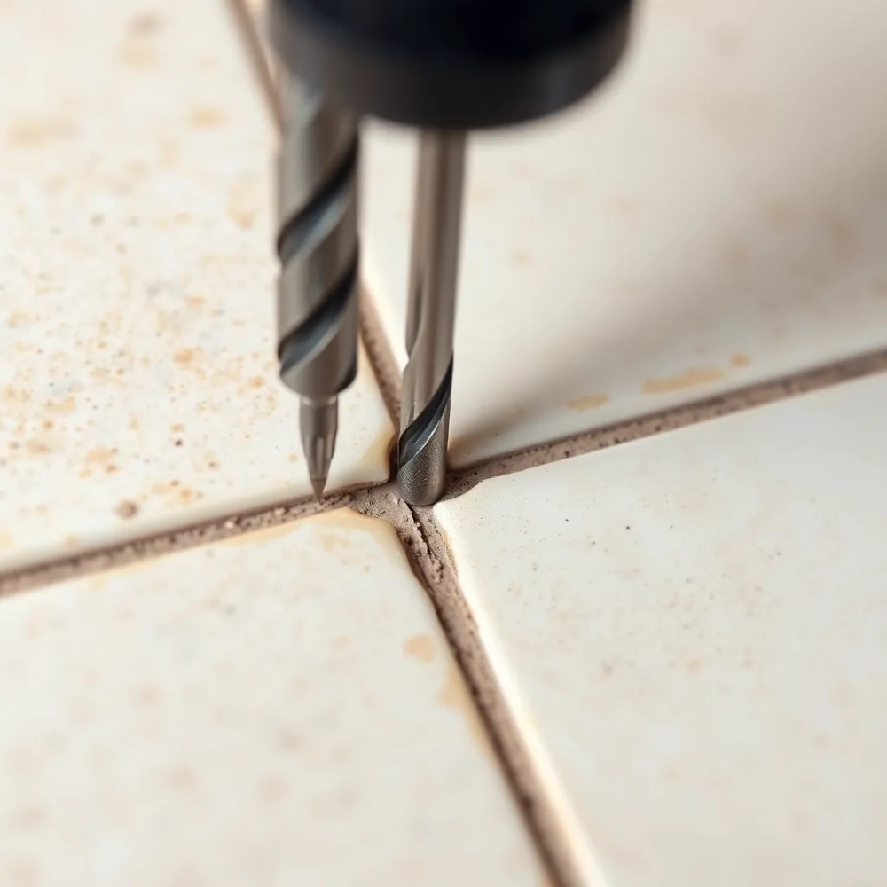 Wiercenie w płytkach czy w fudze