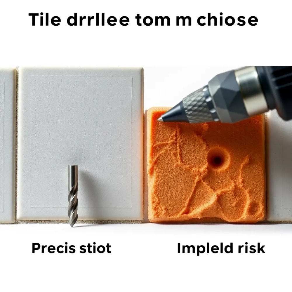 Wiercenie w płytkach z udarem czy bez