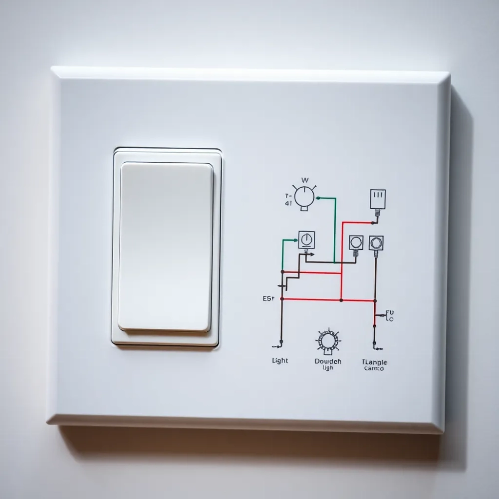 Włącznik schodowy dotykowy podwójny schemat podłączenia