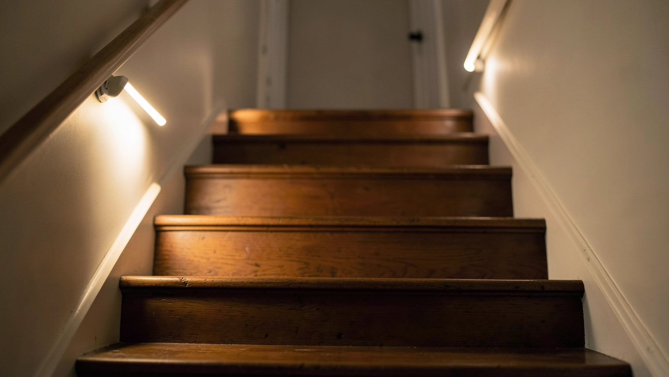 Wybór kinkietów LED do oświetlenia schodów