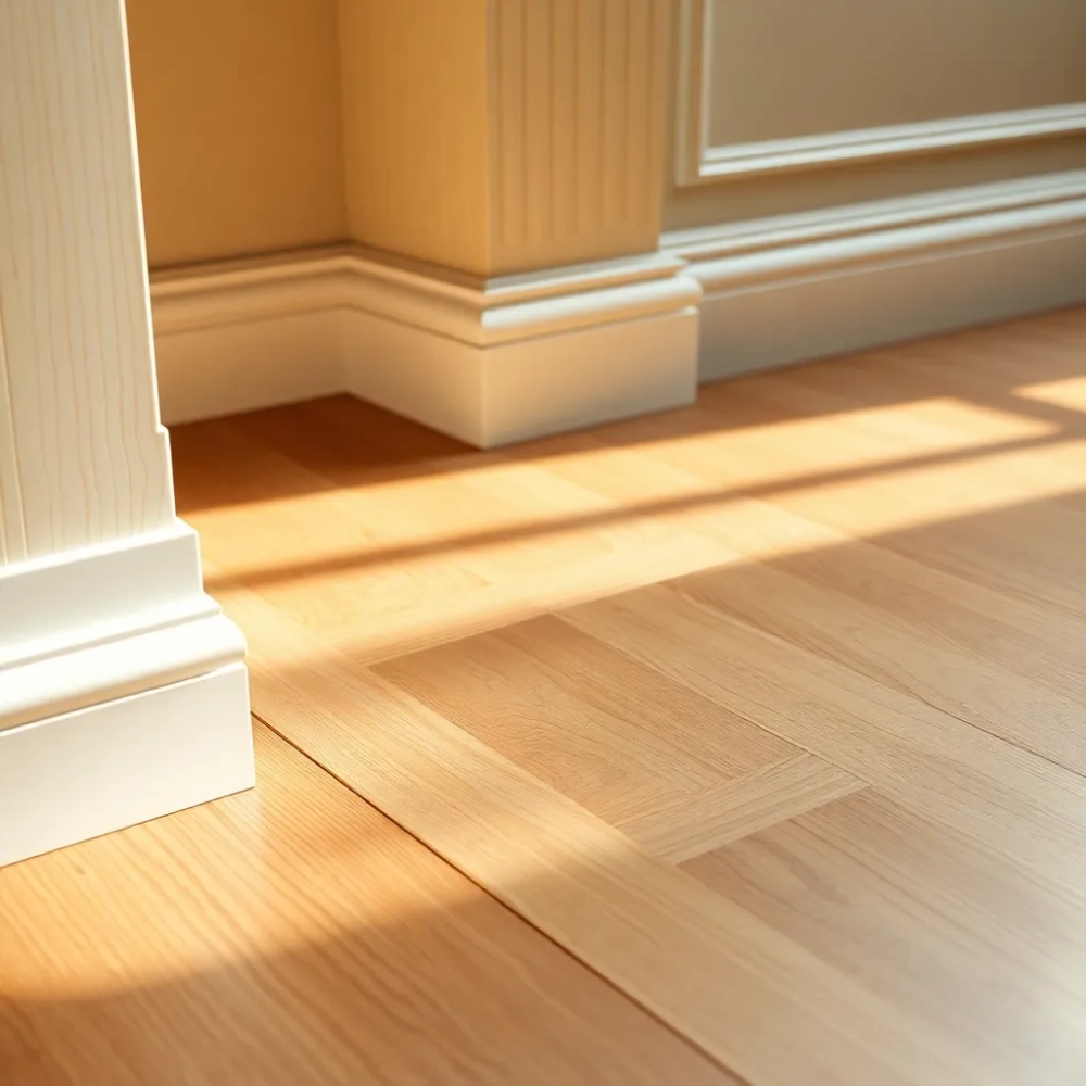 Wykończenie podłogi listwy