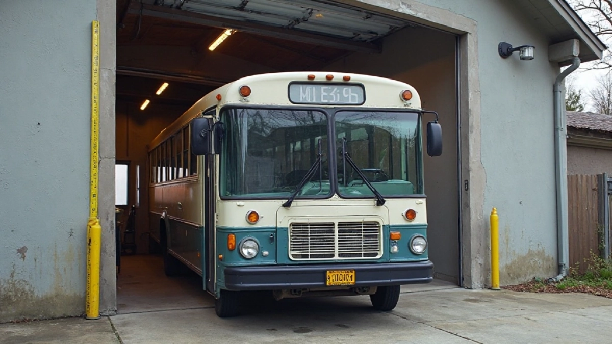 Wymiary bramy garażowej dla busa