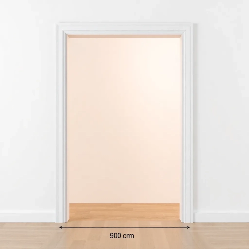 Wymiary otworu pod drzwi 90 wewnętrzne