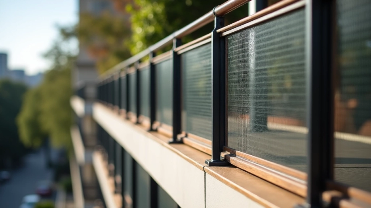 Wypełnienie balustrad balkonowych