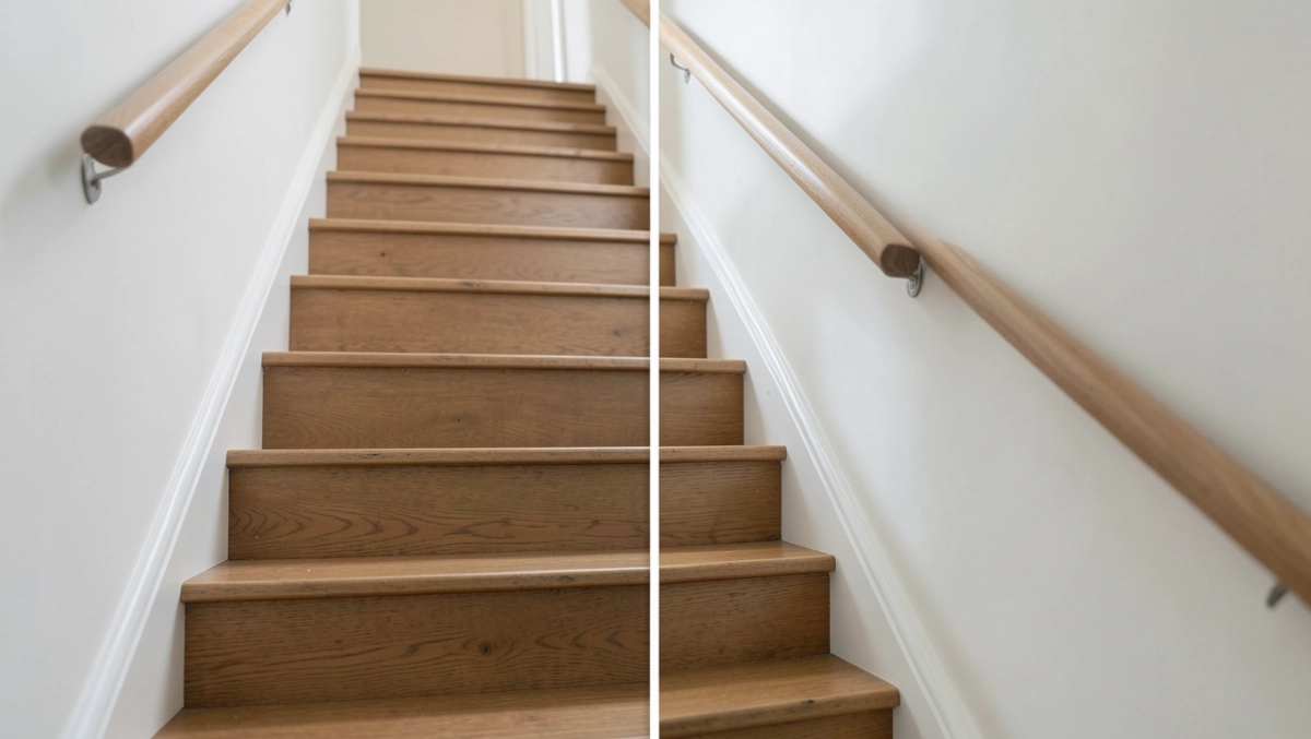 Wysokość poręczy na schodach wewnętrznych