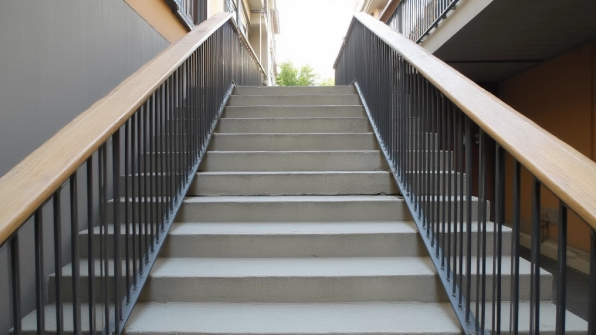 wysokość poręczy schodowej