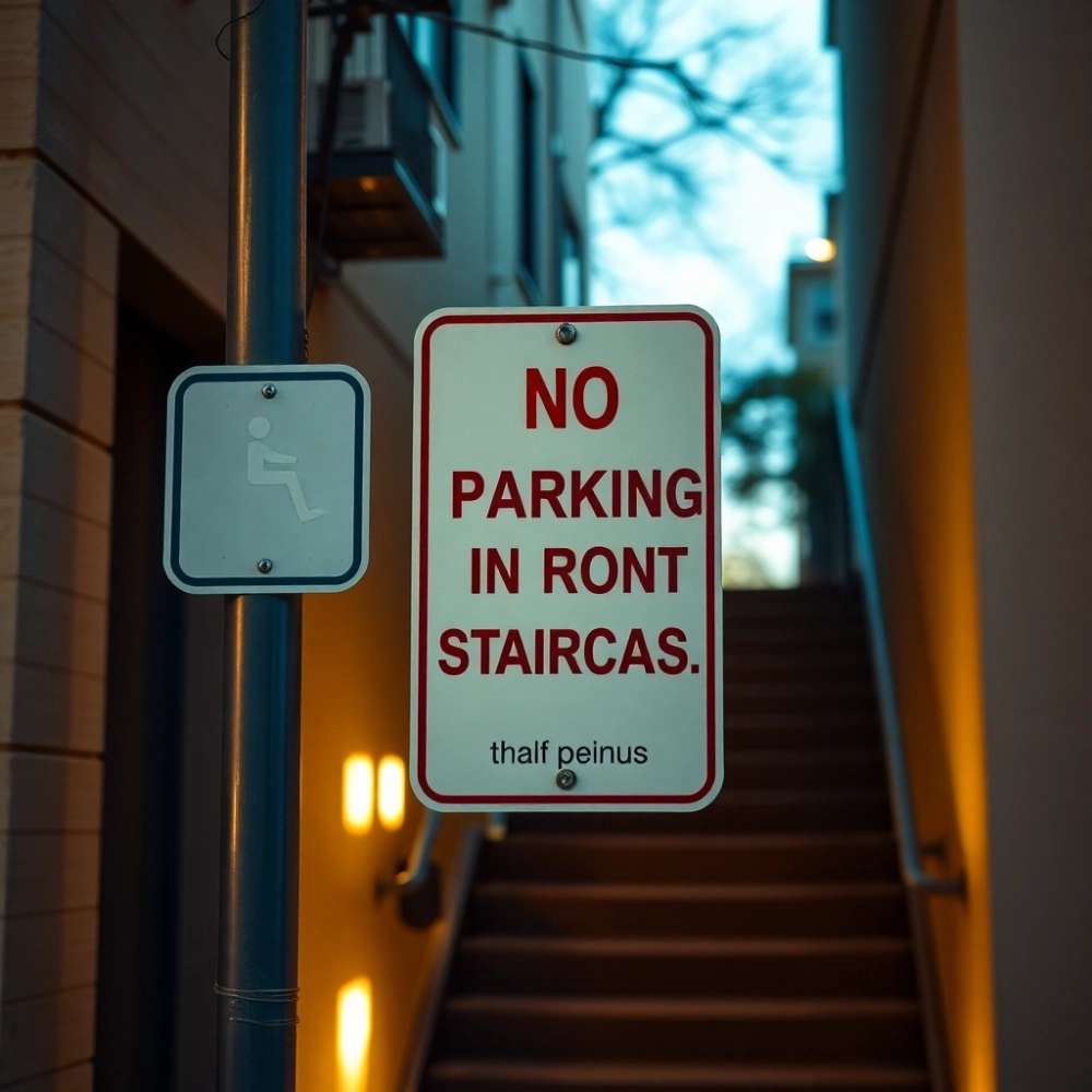 Zakaz Parkowanie Przed Klatką Schodową