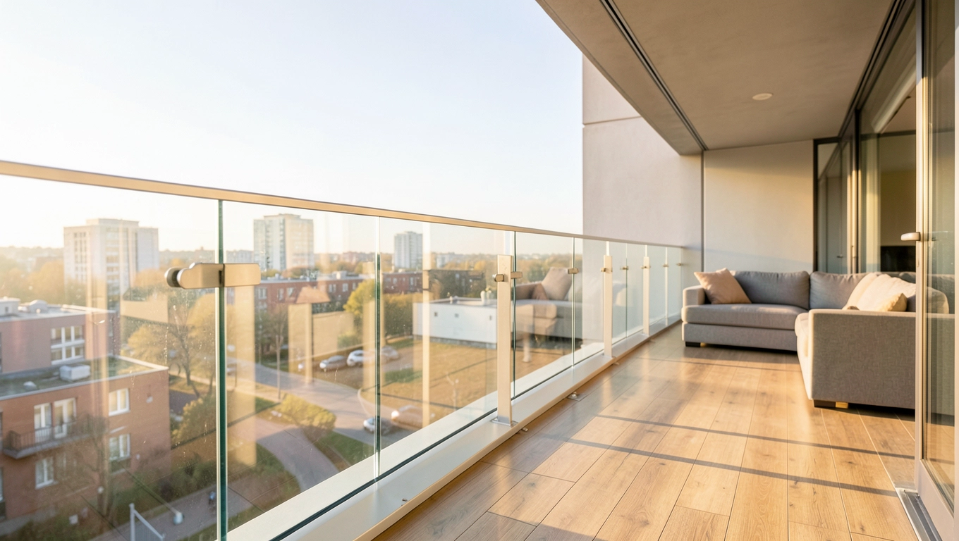 Zalety balustrad szklanych balkonowych