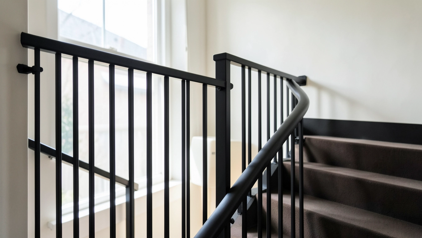 Zalety balustrady harfa czarna